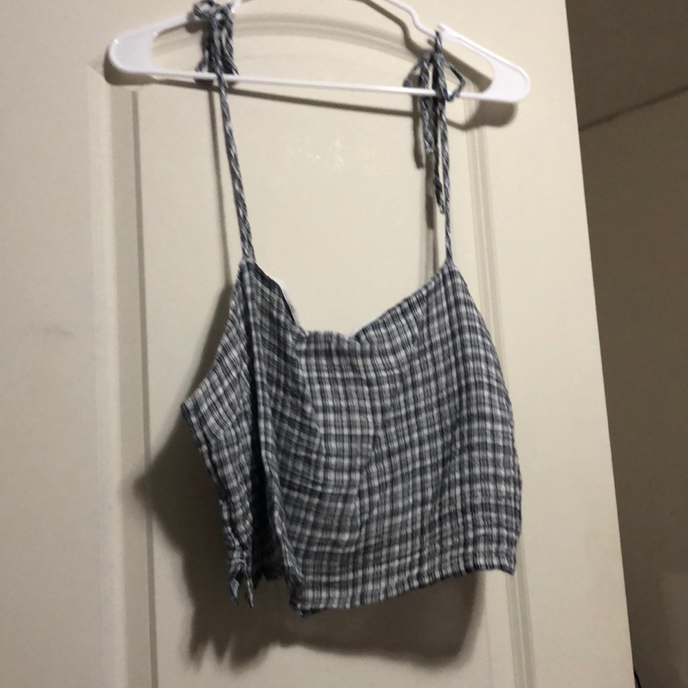 Plaid tank top